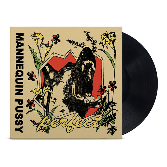 Mannequin Pussy vinyl LP for the album perfect, vinyl is black in color