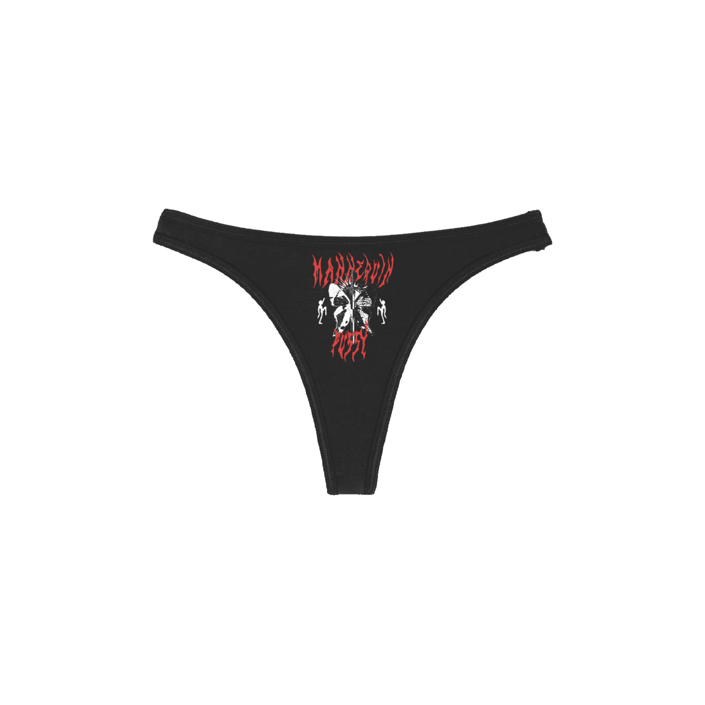 Butterfly Black Thong